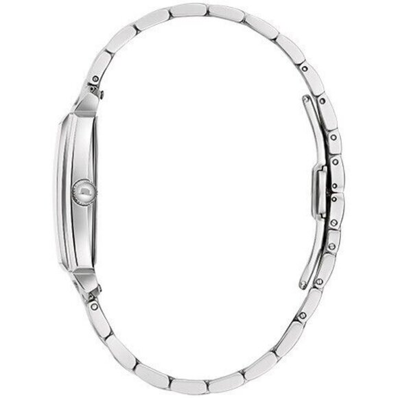 Bulova Men's Frank Sinatra Quartz Silver Date Stainless Steel Watch 30MM 96B399 - Picture 2 of 4